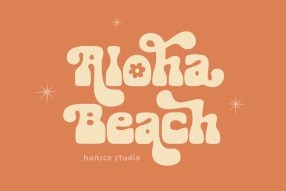 Aloha Beach Font: A Retro Display Typeface for Campaigns