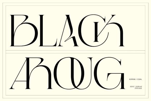 Black Aroug Font Review for Web Design