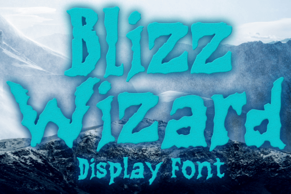 Blizz Wizard Font: Testing a Handwritten Display Typeface
