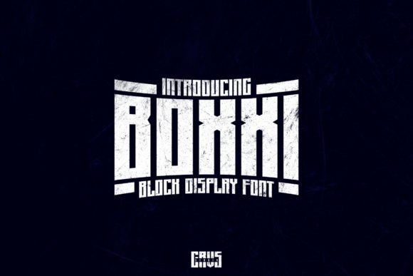 Boxxi Font: Bold Display Type for Sports Campaigns