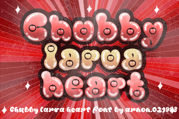Chubby Larva Heart Font: Adding Joy to Brand Identity