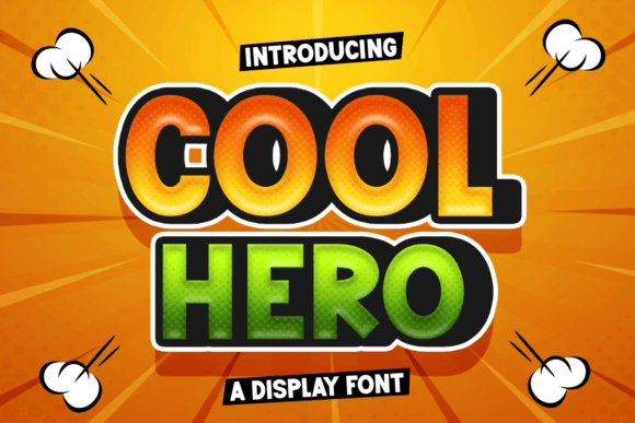 Cool Hero Font: A Bold Display Typeface for Editorial Design