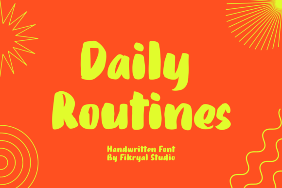 Daily Routines Font: Adding Warmth to Business Branding