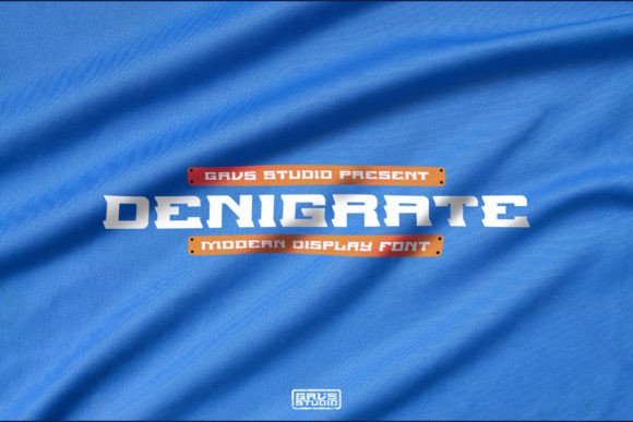 Denigrate Font: A Modern Display Typeface for Branding