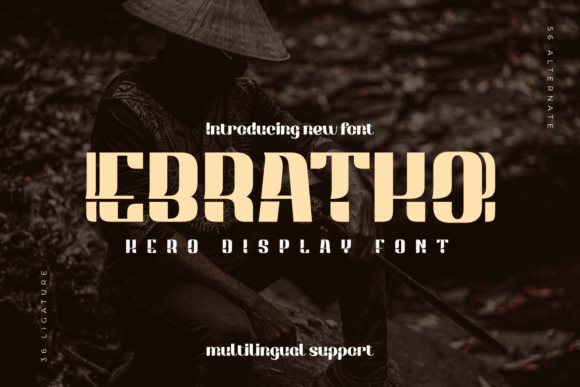 Ebratho Font: Bold Branding for Small Business