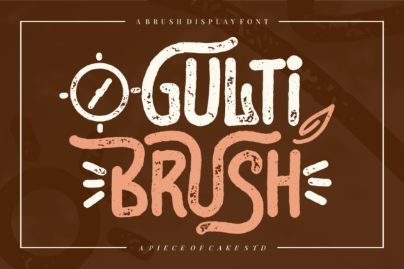 Gulti Brush Font: Organic Texture for Web Design