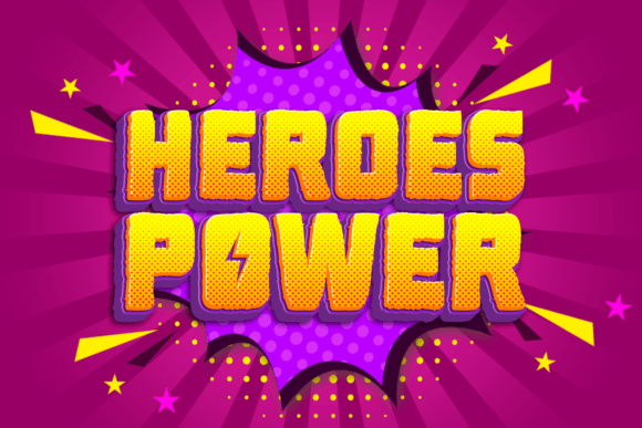 Heroes Power Font: A Designer’s Take on Playful Branding