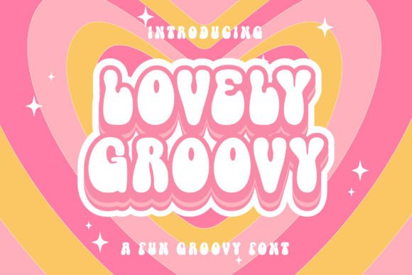 Lovely Groovy Font for Editorial Design