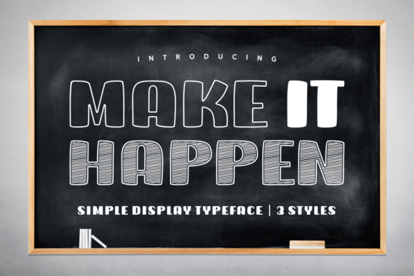 Make It Happen Font Review for Modern Web Design