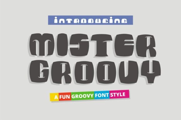 Mister Groovy Font: Bold Display Type for Makers