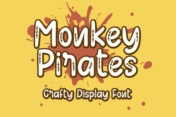 Monkey Pirates Font: Playful Display Type for Marketing