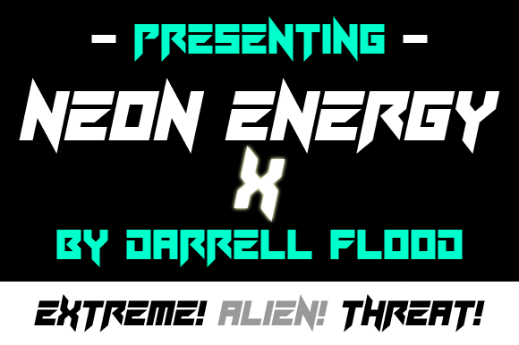 Neon Energy X Font: High-Impact Branding for Modern Business