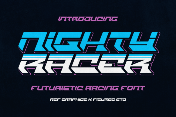 Nighty Racer Font: A Modern Display Typeface for Editorial Design