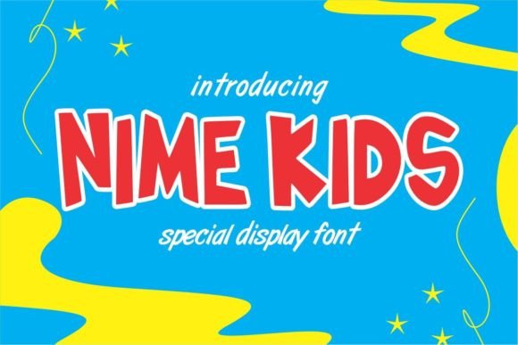 Nime Kids Font: A Display Typeface for Playful Campaigns