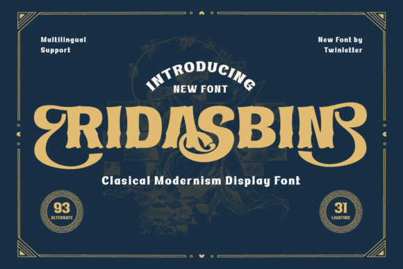 Ridasbin: A Designer’s Take on This Display Font
