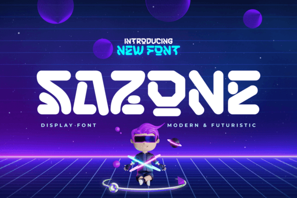 Sazone Font: Testing a Futuristic Typeface in Web Layouts