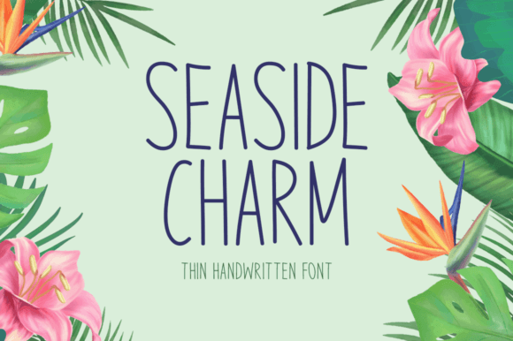 Seaside Charm Font: A Web Designer’s Layout Test
