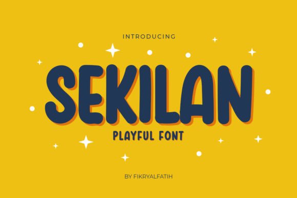 Sekilan Font: Playful Handwritten Style for Editorial Design