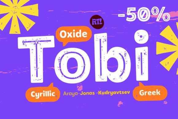 Tobi Oxide Font: Adding Grit to Brand Identity