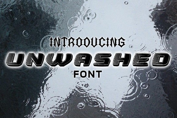 Unwashed Font: Adding 3D Depth to Editorial Design