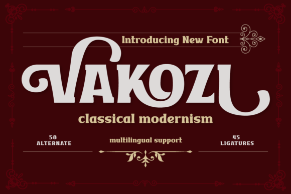 Vakozi Font Review: Classic Serif Elegance for Modern Branding