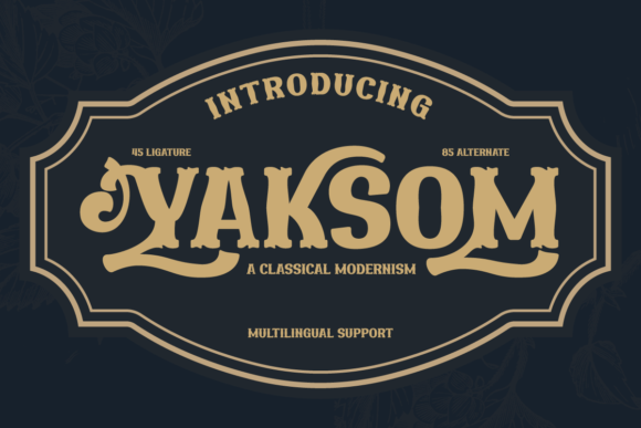 Yaksom Font: Elevating Editorial Design and Layouts