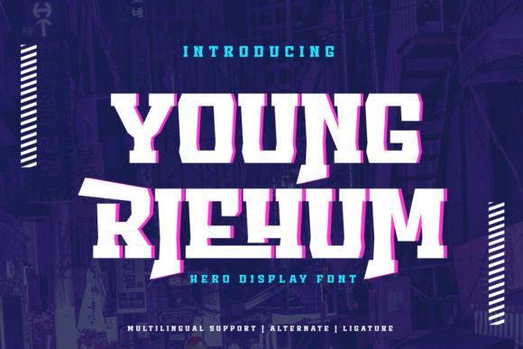 Young Riehum Font: Adding Heroic Strength to Editorial Design